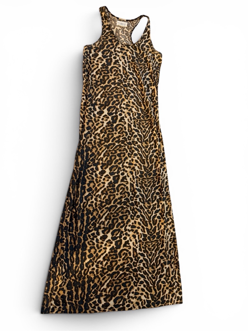 Ralph Lauren Leopard Print Racerback Maxi tank dress M